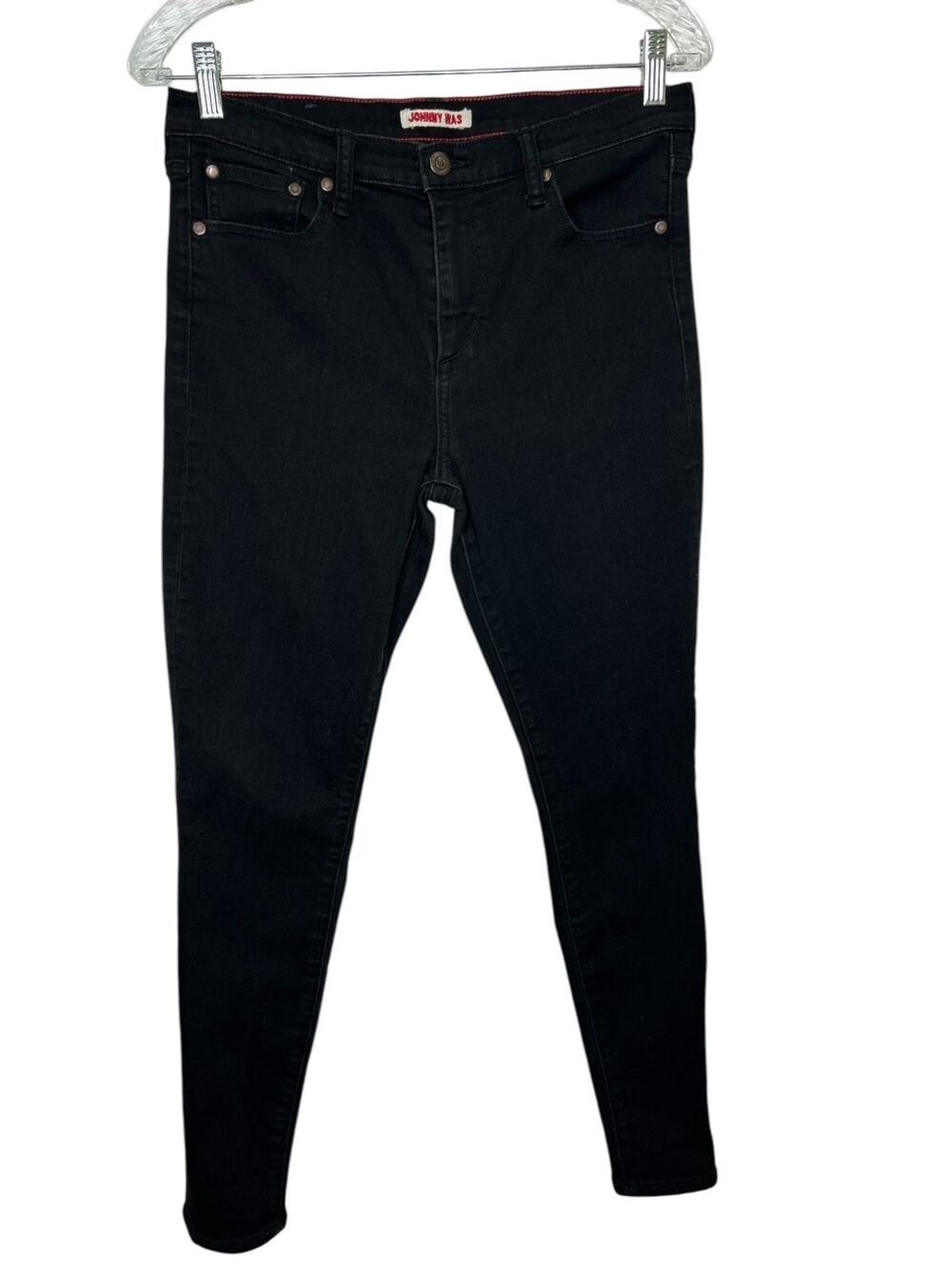 Johnny Was Black Soft Stretch Comfy Casual Skinny Jeans Size 30 (Actual)